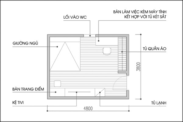 nha hep 2 - Kiến trúc và nội thất cho nhà có diện tích nhỏ - Phần 1