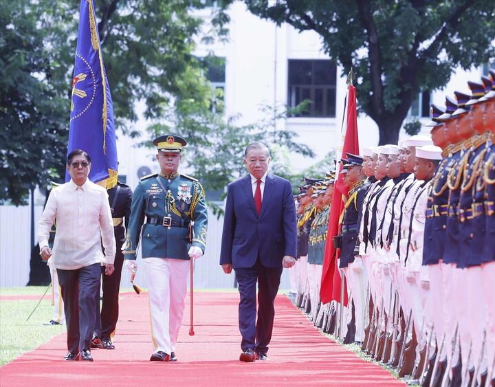 thoi su the gioi trong ngay hom nay - Philippines đón Tổng Bí thư, Chủ tịch nước Tô Lâm với 21 loạt đại bác chào mừng
